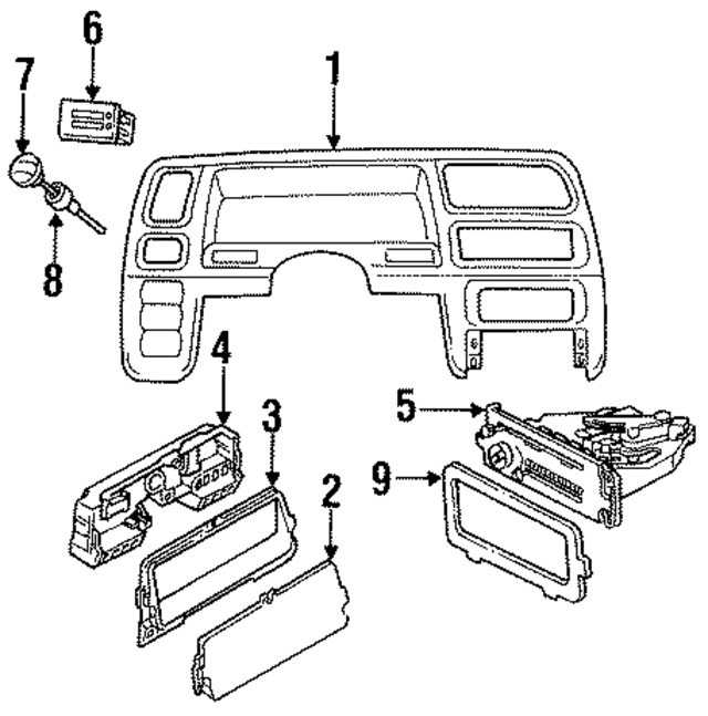 ZZL161190 - : Dash Control Unit for Mazda Image