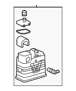 13230482 - : Charcoal Canister for Saab: 9-3, 9-5 Image