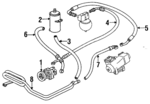 32411137524 - : Return Hose for BMW: 735i Image