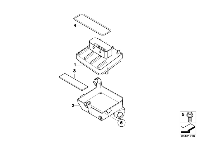 13617696749 - : Bracket, Control Unit     for BMW-Motorrad Image