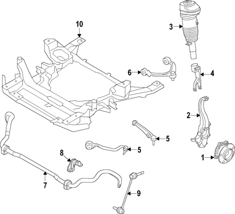 Suspension Components for 2022 BMW X6 #3