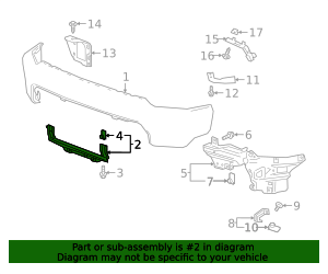 2020-2025 Chevrolet (Replaces 85665874) Front Bumper Fascia Lower ...