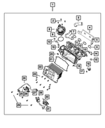 68605921AA - Engine: Intake Manifold for Jeep: Grand Cherokee Image