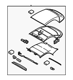 54347180135 - Body: Convertible Top for BMW: 128i, 135i, 135is Image