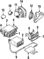 MB954762 - Electrical: Rear Speaker for Mitsubishi: 3000GT, Eclipse Image