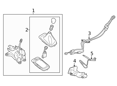 Shifter Housing for 2017 Ford Fiesta #1