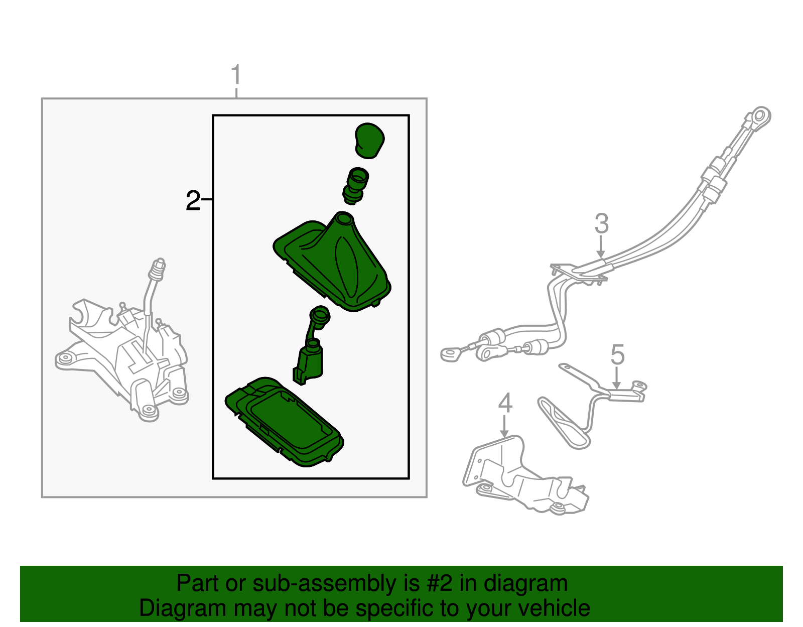 2014-2019 Ford Fiesta Shift Boot D2BZ-7277-A | TascaParts.com