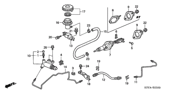 Clutch Master Cylinder for 2005 Honda Insight #0