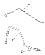 4884082AC - Engine 2.0L Four Cylinder: Polution Control  Valve Hose for Mopar Image