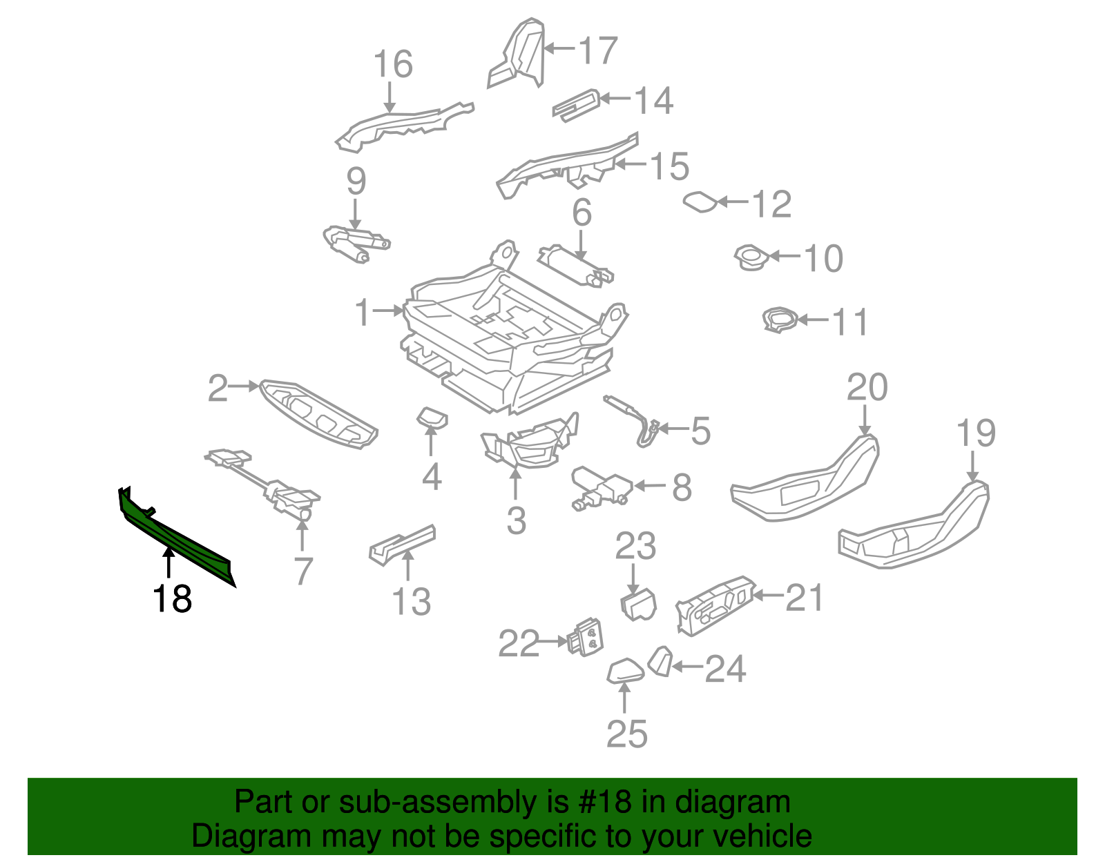 Front Trim - BMW (52-10-7-162-232)