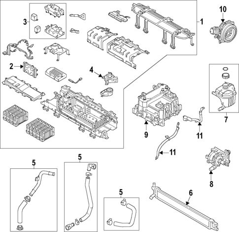 Hybrid Components for 2023 Hyundai Sonata #0