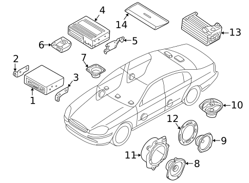 Sound System for 2003 INFINITI Q45 #0
