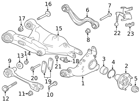 Rear Suspension for 2020 Jaguar XE #2