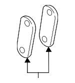 T2H3855 - Suspension: Link for Jaguar: E-Pace, F-Pace, I-Pace, XE, XF Image