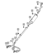 68172252AA - Exhaust: Exhaust Extension Pipe for Mopar Image