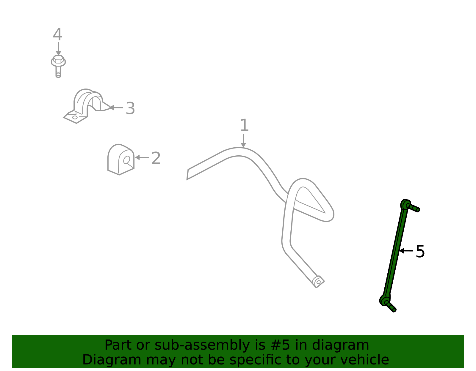 15779960 - Suspension Stabilizer Bar Link 2008-2017 GM | GM Parts