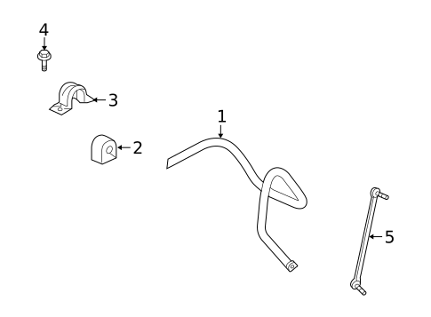 Stabilizer Bar & Components for 2008 Saturn Vue #0
