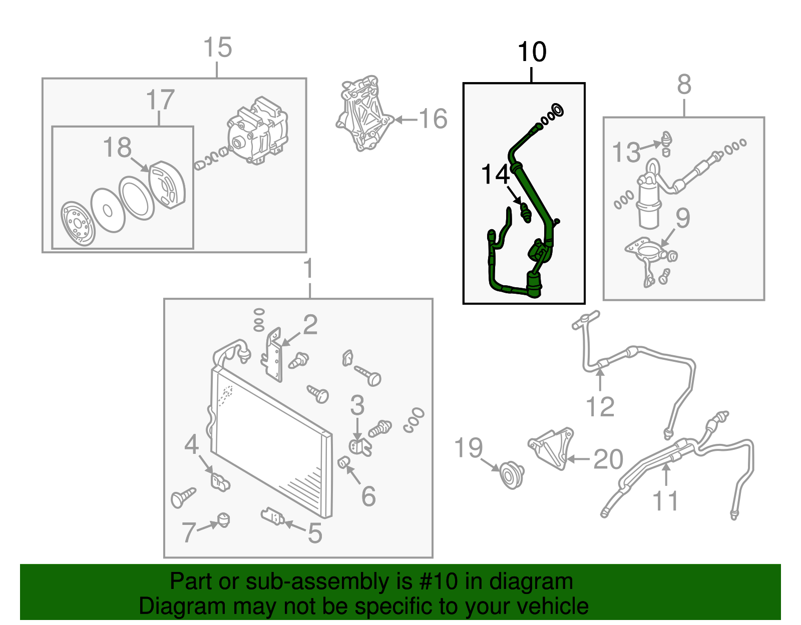Pressure Hose - Nissan (92480-7B010)