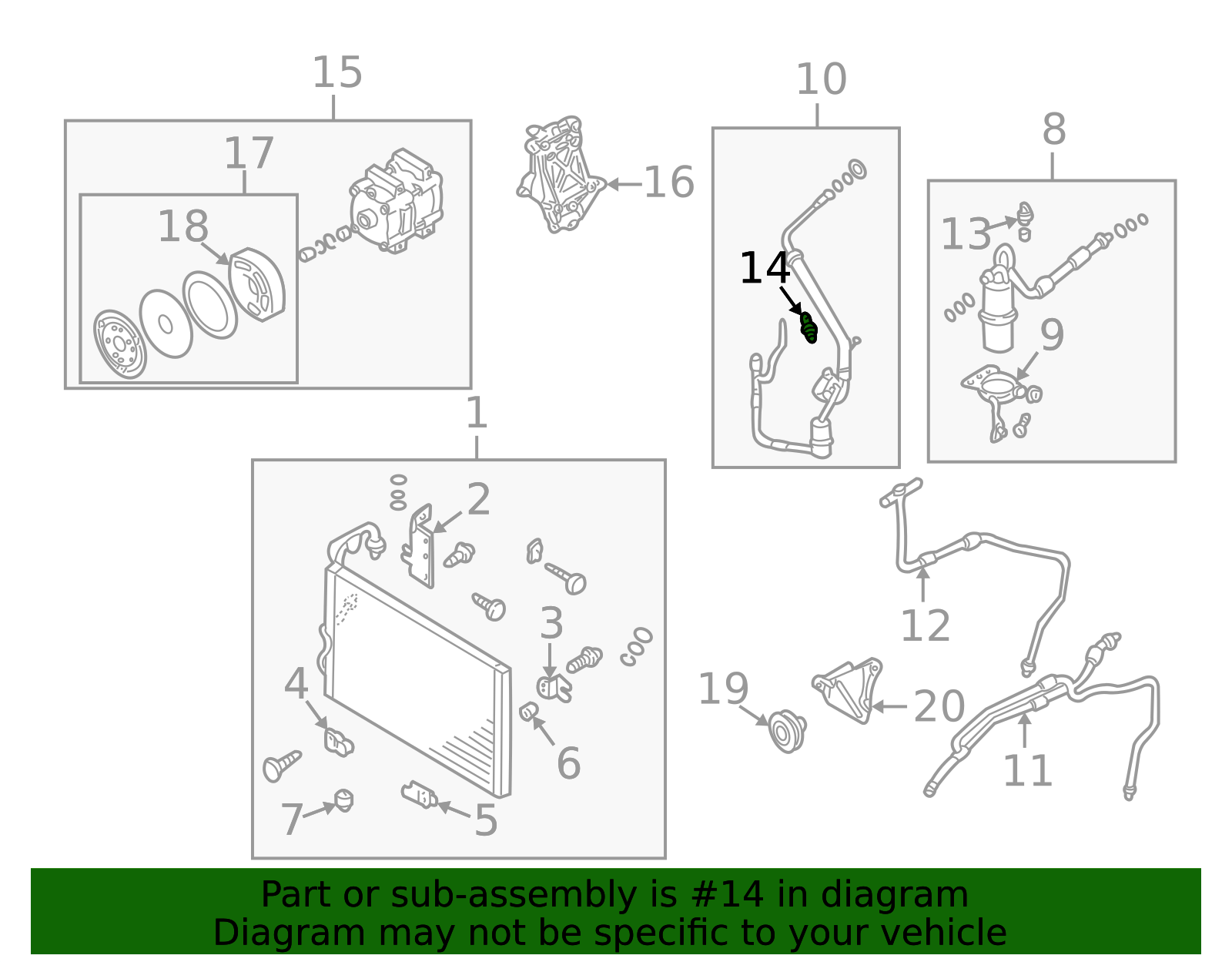 92138 R5000 1999-2002 Nissan Quest Low Pressure Cut-Off Switch 92138-7B000 | Nissan ...