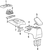 MB521124 - : Shift Boot for Mitsubishi: Montero Image