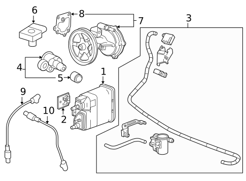 Emission Components for 2016 Chevrolet Silverado 1500 #1