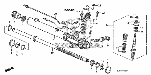 P.S. Gear Box Components for 2007 Honda Ridgeline #0