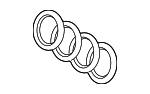 8V5853736A2ZZ - Accessories: Grille Emblem for Audi Image