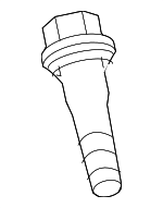 901120152 - Body: Rear Spoiler Bolt for Subaru: Impreza Image