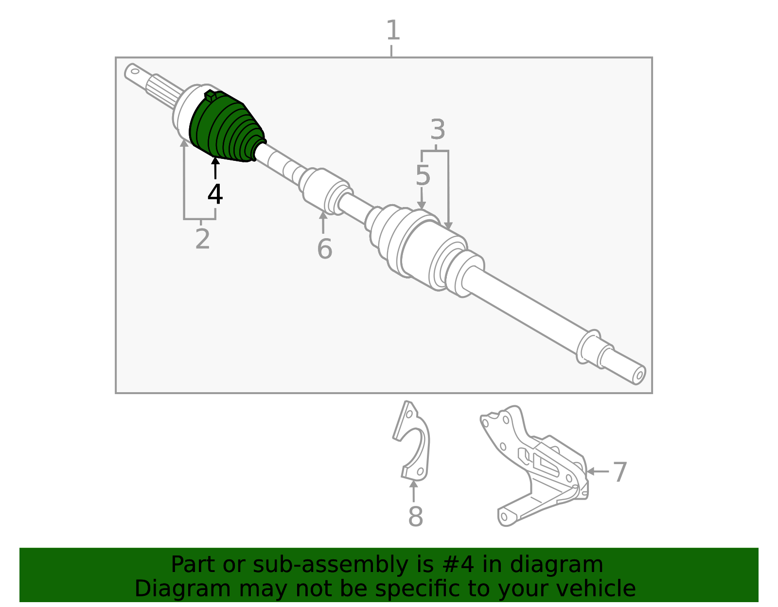 C9241-BM700 - High-Quality CV Joint Boot Kit for 2020-2025 Nissan ...