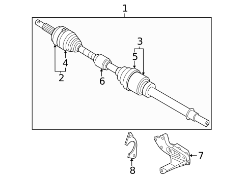 Drive Axles for 2022 Nissan Sentra #0