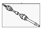 391016LY0A - : Axle Assembly for Nissan: Sentra Image