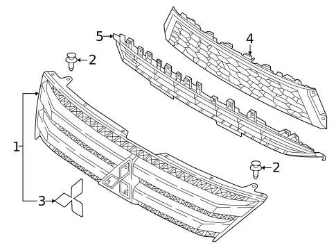 Grille for 2022 Mitsubishi Eclipse Cross #0