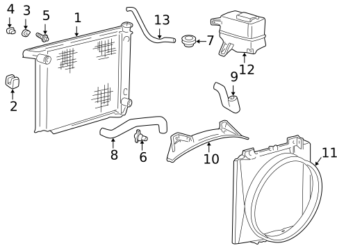 Radiators, Coolers & Related Components for 2006 Mazda B2300 #0