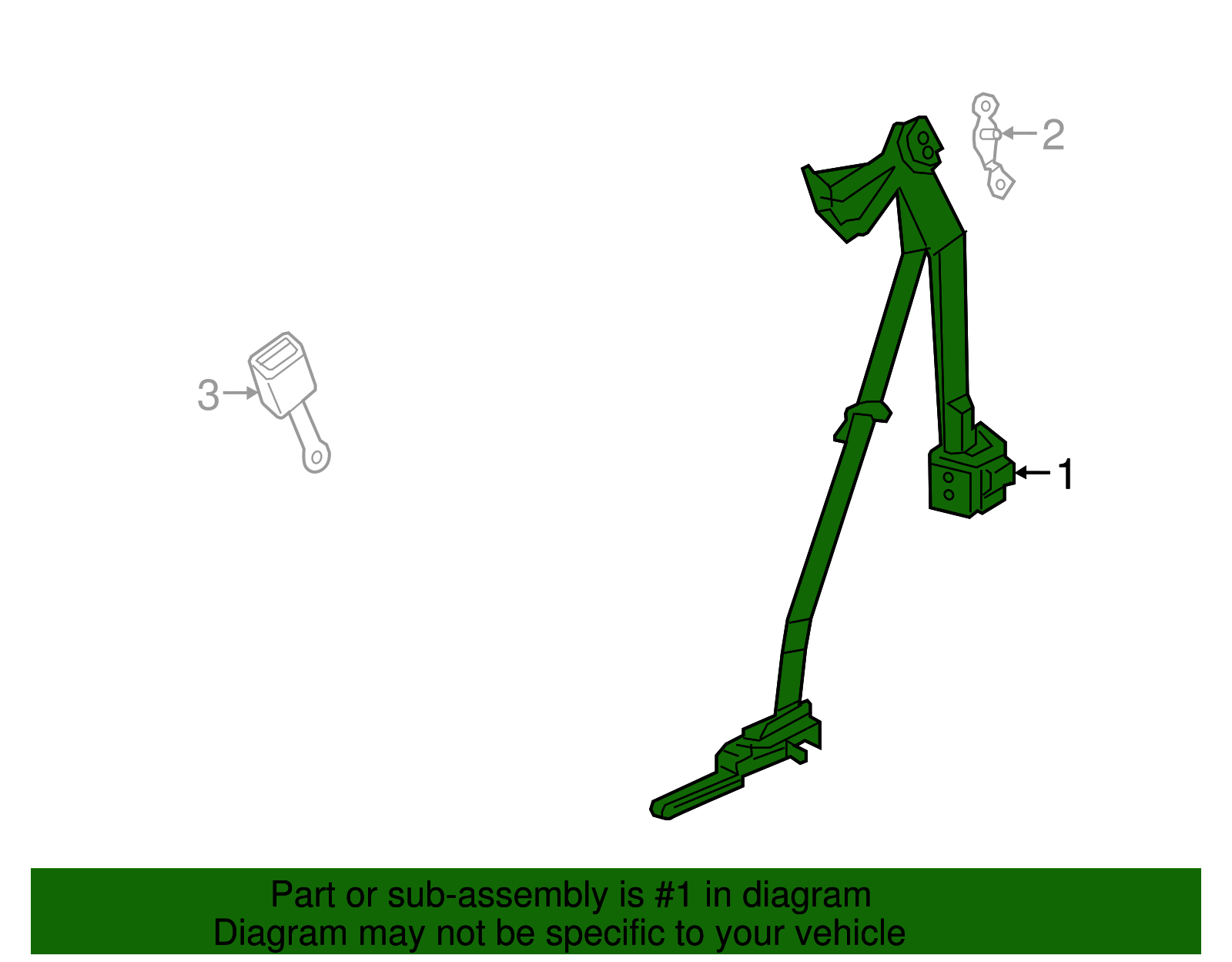 2019-2020 Infiniti Q60 Belt & Retractor 86885-5CR0A | Faulkner Infiniti ...