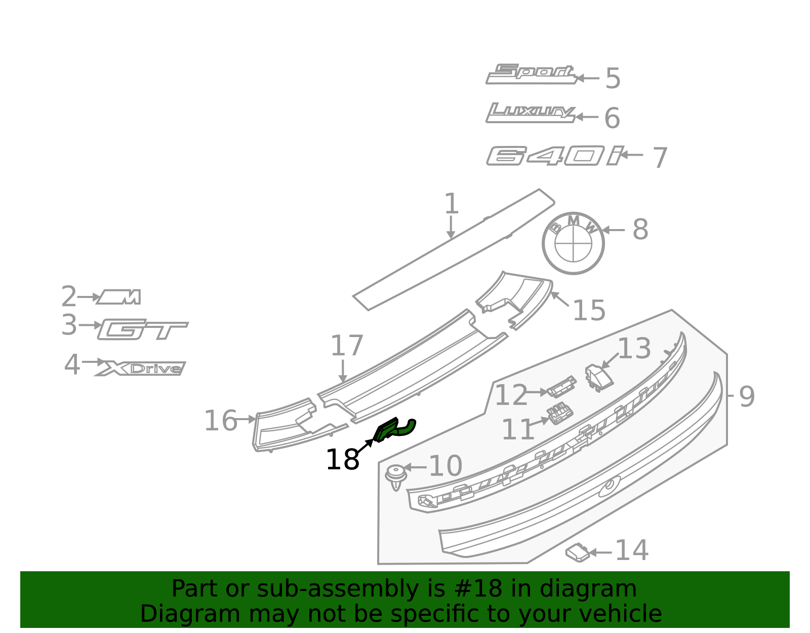 51137415349 - Drain Hose (51-13-7-415-349) | BMW of South Atlanta Parts
