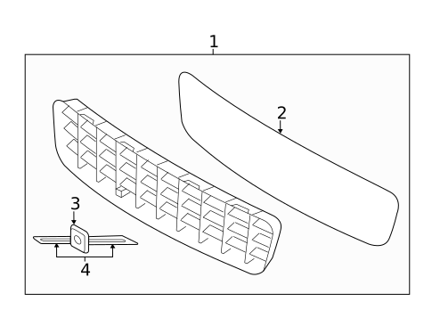 Grille & Components for 2014 Volvo XC90 #0