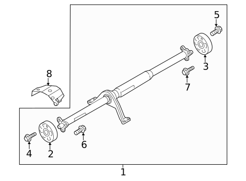 Drive Shaft for 2024 Audi A3 Quattro #0