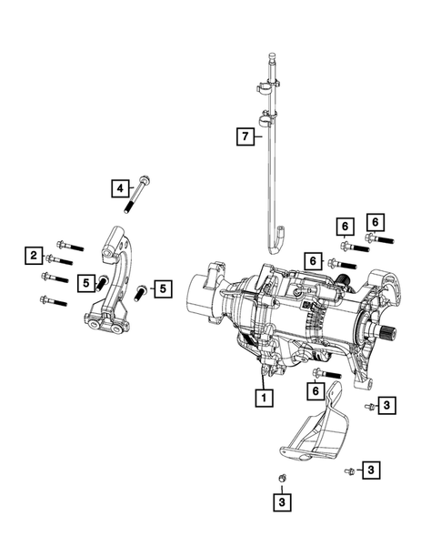 Transfer Case Assembly for 2016 Jeep Cherokee #5