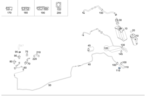 Closed Fuel-Evaporation-Control System for 2018 Mercedes-Benz AMG GT S #0