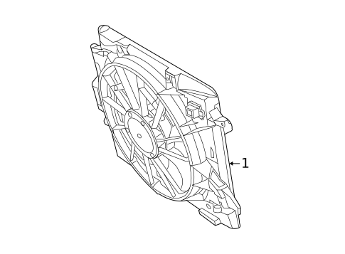 Cooling Fan for 2010 Dodge Grand Caravan #0