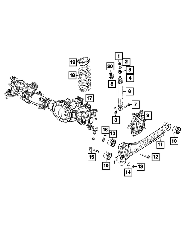 6503029 - Front Suspension: Hex Nut for Mopar Image
