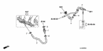 91405P8EA01 - Engine: CLAMP, TUBE (D15) for Honda Image