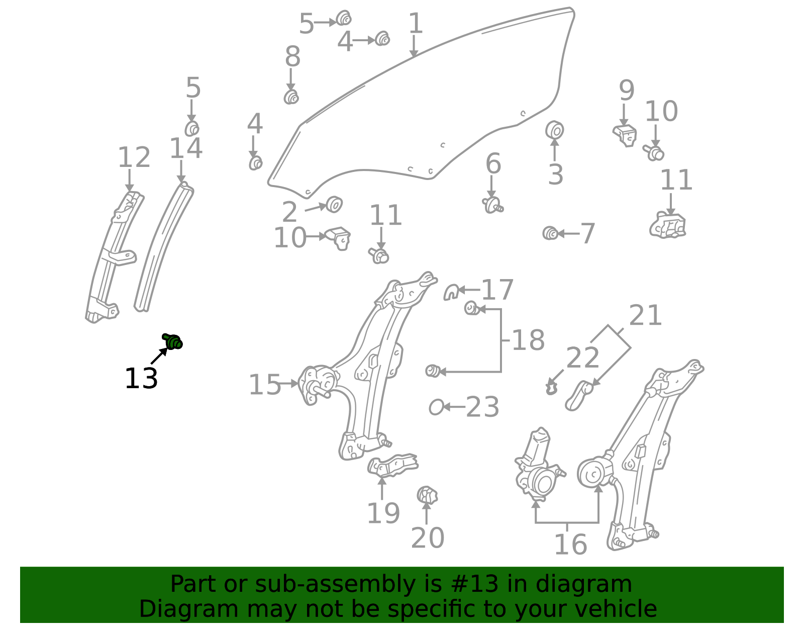 Door Window Glass Surround Channel Bolt 90159-60550 | Toyota Parts Center