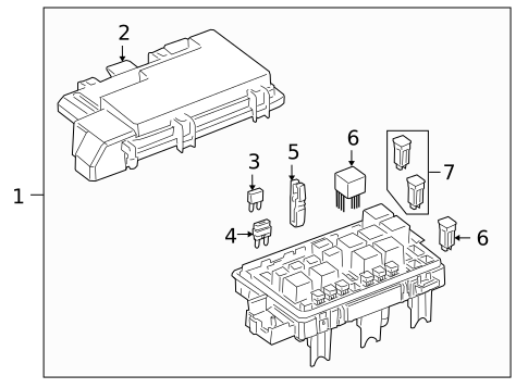 Relays for 2007 Chevrolet Uplander #0