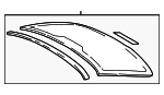 30674386 - Body: Back Glass for Volvo: S80 Image
