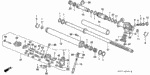 6532SR3A51 - Chassis: SEAL KIT B, POWER STEERING for Honda Image