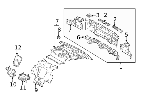 Rear Body for 2025 Lexus LS500h #0