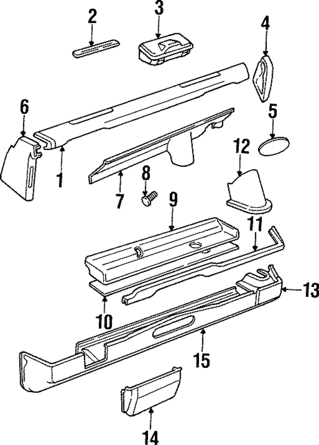 MWC9339PMA - : Instrument Panel Side Cover for Land-Rover Image