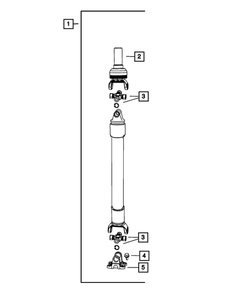 Drive Shaft for 2009 Dodge Ram 1500 #0