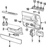 12539748 - Body: Door Trim Panel for Buick: LeSabre Image